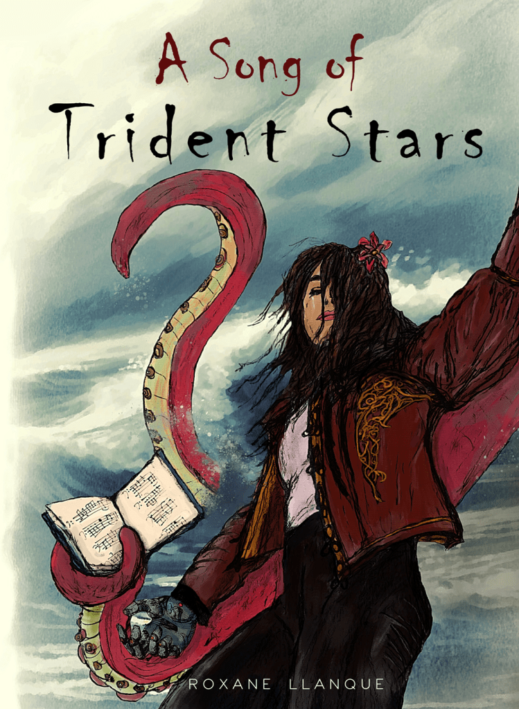 A Song of Trident Stars Cover, a story by Roxane Llanque in Demons and Death Drops