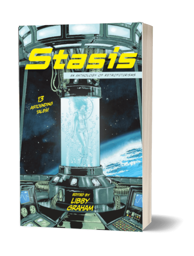 Stasis Anthology Science Fiction Lesbian LGBT BIPOC Modern Retro Roxane Llanque Libby Graham
